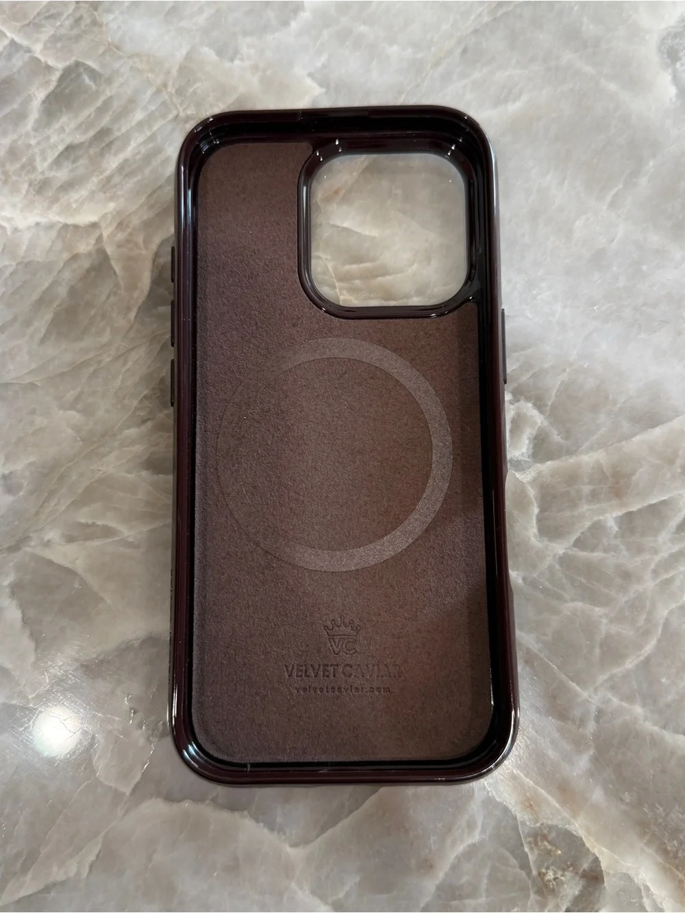 Velvet Caviar Leopard Print Phone Case in Brown and Black
